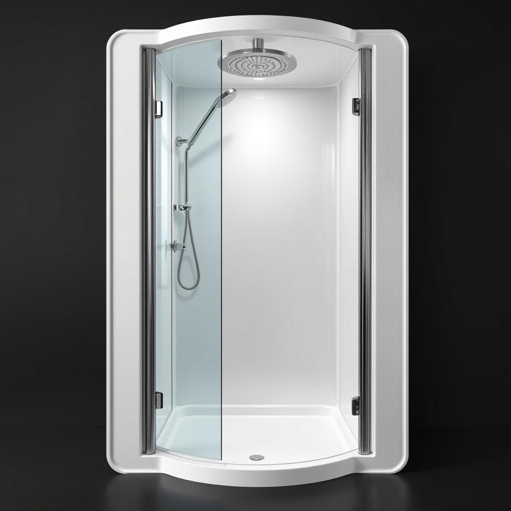 Moulded wet-cell shower cassette